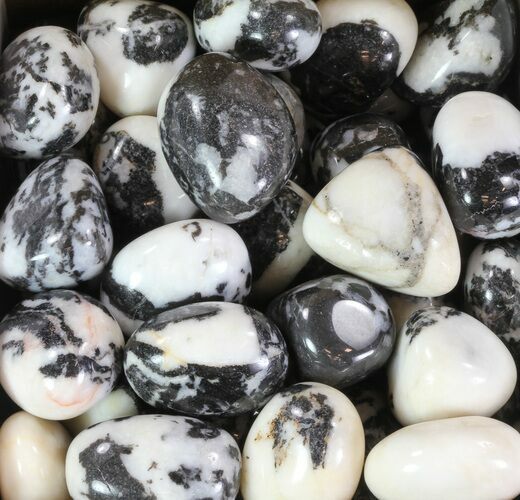 Bulk Polished Zebra Jasper - 8oz. (~ 14pc.) For Sale - FossilEra.com